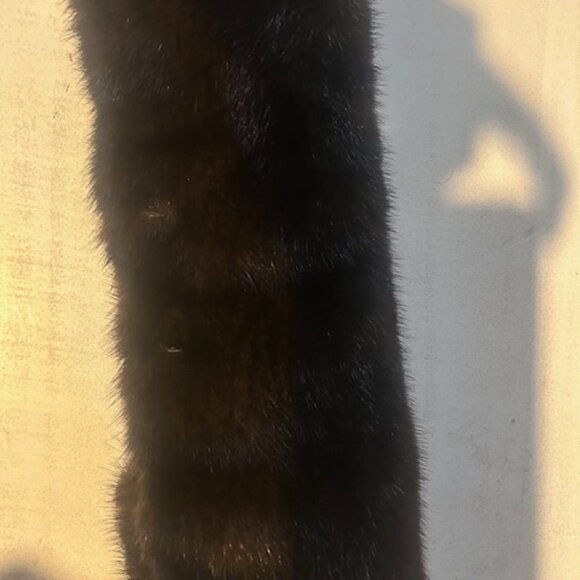 dark brown Mink Fur Headband - Picture 8 of 8